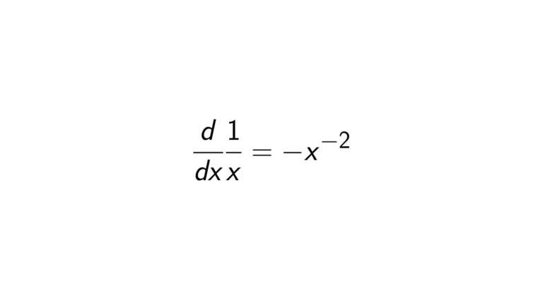 what-is-the-derivative-of-1-x-epsilonify